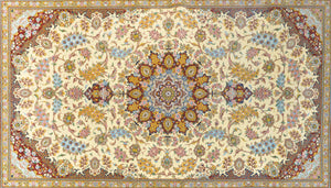 Silk Persian Qum Rug