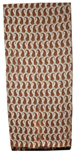 Extremely Rare Fabric  Uncut  Persian Silk Termeh Tapestry