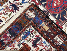 Load image into Gallery viewer, VINTAGE PERSIAN SOUMAK SILK SIZE: 3&#39;10&quot;  x 6&#39;7&quot;