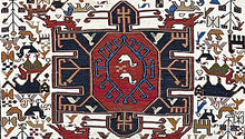 Load image into Gallery viewer, VINTAGE PERSIAN SOUMAK SILK SIZE: 3&#39;10&quot;  x 6&#39;7&quot;