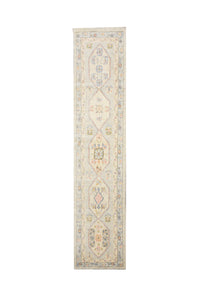 Very Fine Oushak Runner Rug, Size: 2'5'' x 8'10"