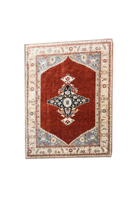 Very Fine Super Kazak Rug Size: 8'3" x 9'11"