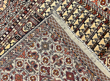 Load image into Gallery viewer, ANTIQUE TURKMEN PARDO RUG SIZE: 4&#39;3&quot; X 6&#39;5&quot;