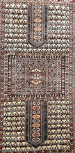 Load image into Gallery viewer, ANTIQUE TURKMEN PARDO RUG SIZE: 4&#39;3&quot; X 6&#39;5&quot;