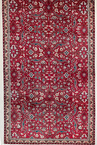 VINTAGE TURKISH HEREKEH RUG SIZE: 3'6" x  5'10"