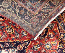 Load image into Gallery viewer, ANTIQUE PERSIAN KASHAN RUG SIZE: 4&#39; x 5&#39;6&quot;