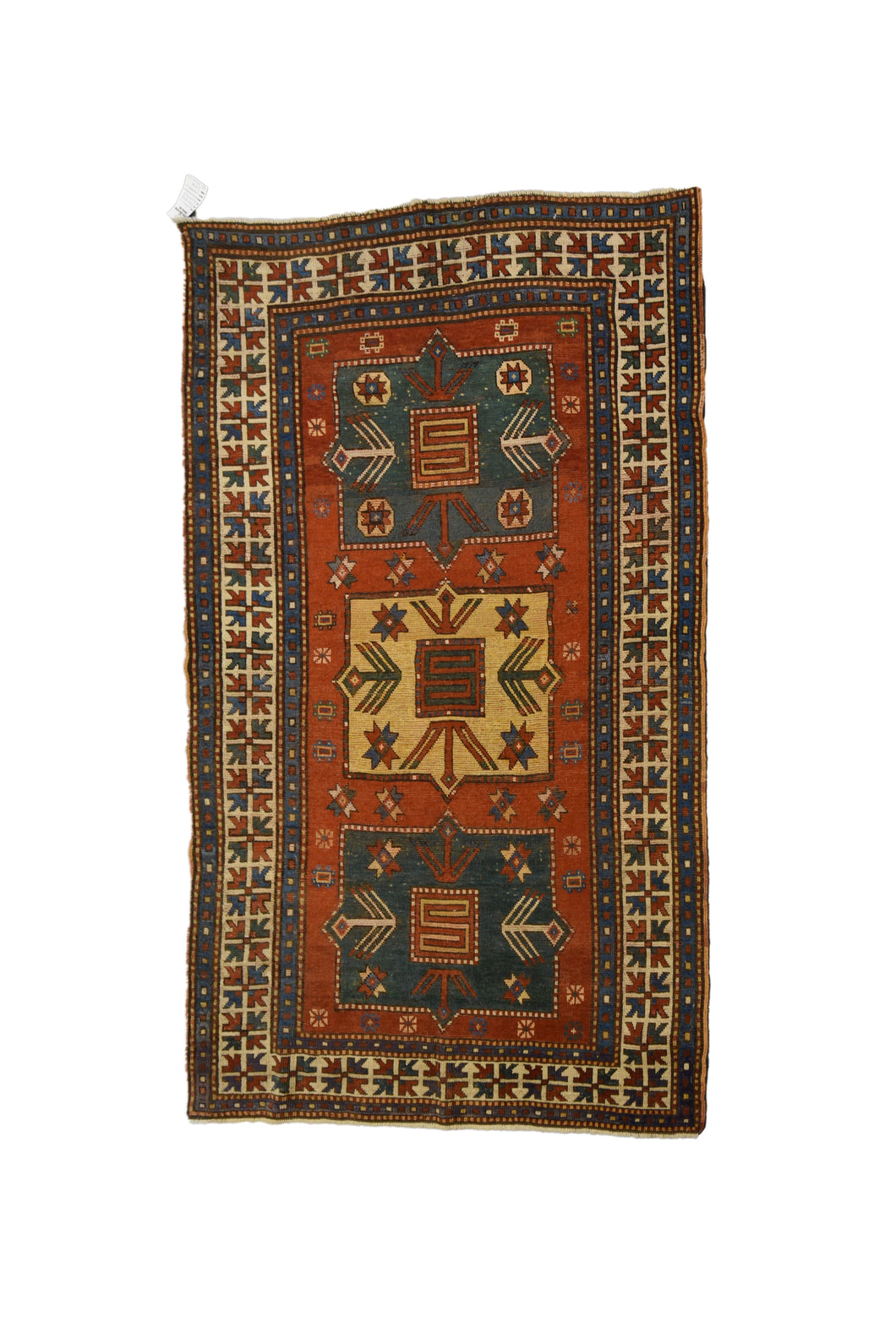 Very Fine Caucasian Rug, Size: 4'6