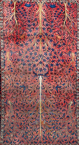 ANTIQUE PERSIAN FARAHAN SIZE: 4'8" x 6'7"