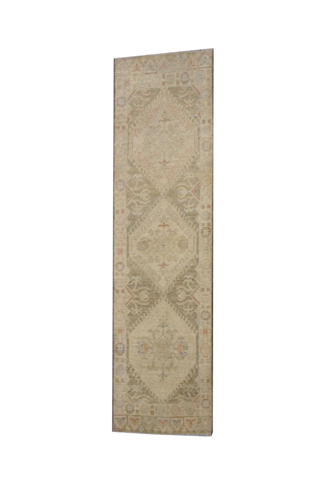 Fine Oushak Rug Runner , Size: 2'5