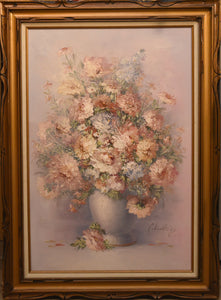 Original Oil On Canvas signed size: 31" x 43"