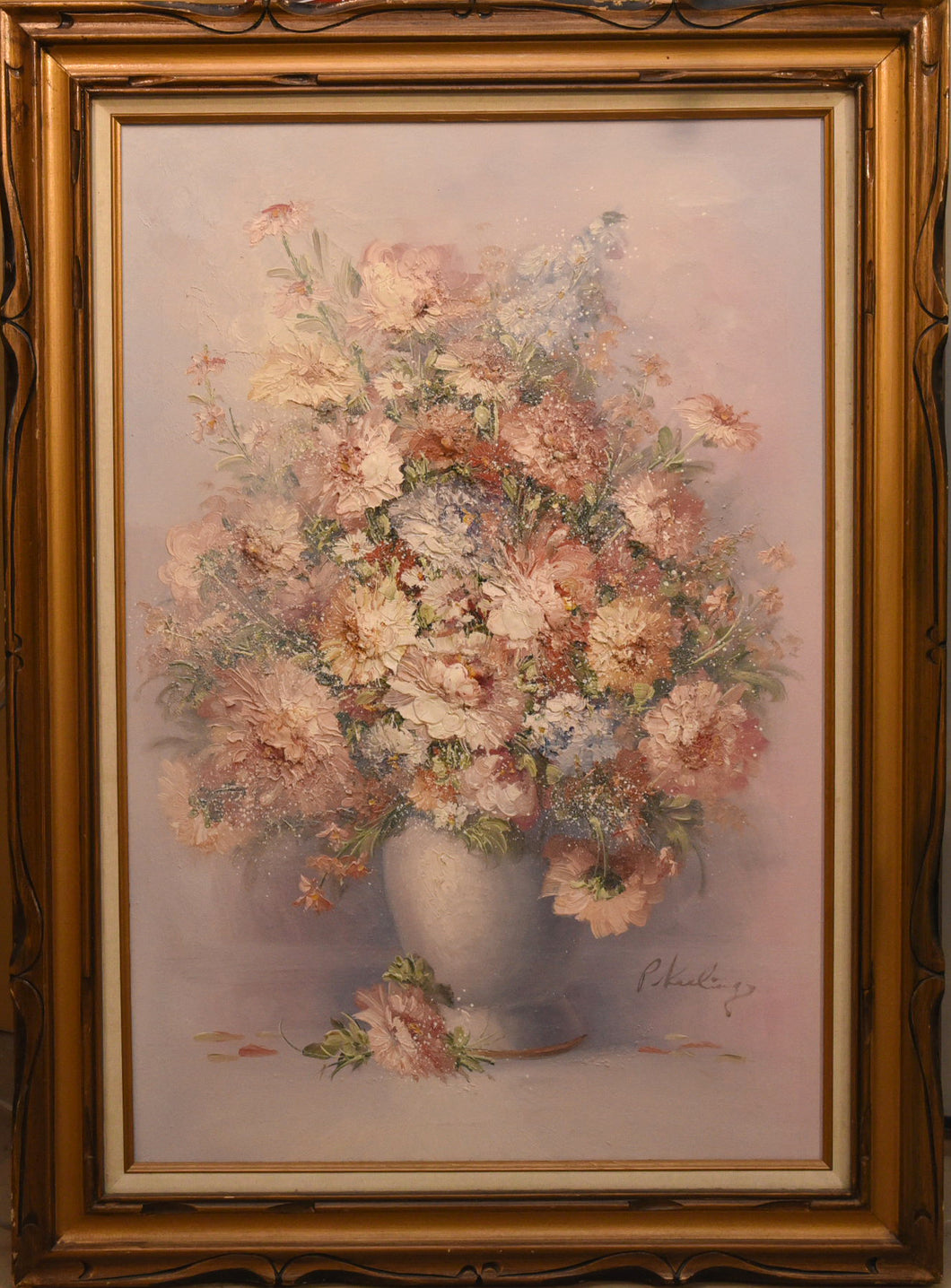 Original Oil On Canvas signed size: 31
