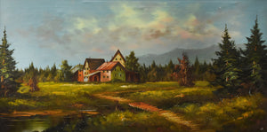 Rustic Haven, Oil On Canvas