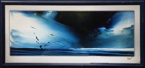 Abyss of Light Oil On Paper by Memarian