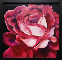 Load image into Gallery viewer, Red Rose Majesty: Acrylic Painting by Yulia S