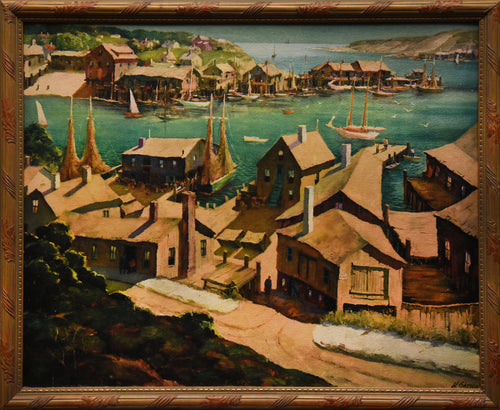 Peaceful Harbor Reproduction (Henry  Gasser 1901-1981)