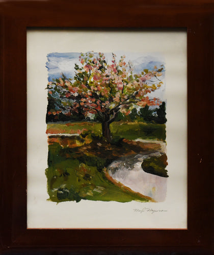 Hageman Watercolor: Blossoming Tree