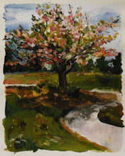 Load image into Gallery viewer, Hageman Watercolor: Blossoming Tree
