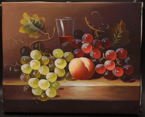 Still Life with Wine and Fruit