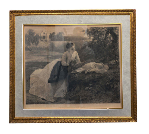 The Mothers Joy by Hermann Droehmer (1820-1890)