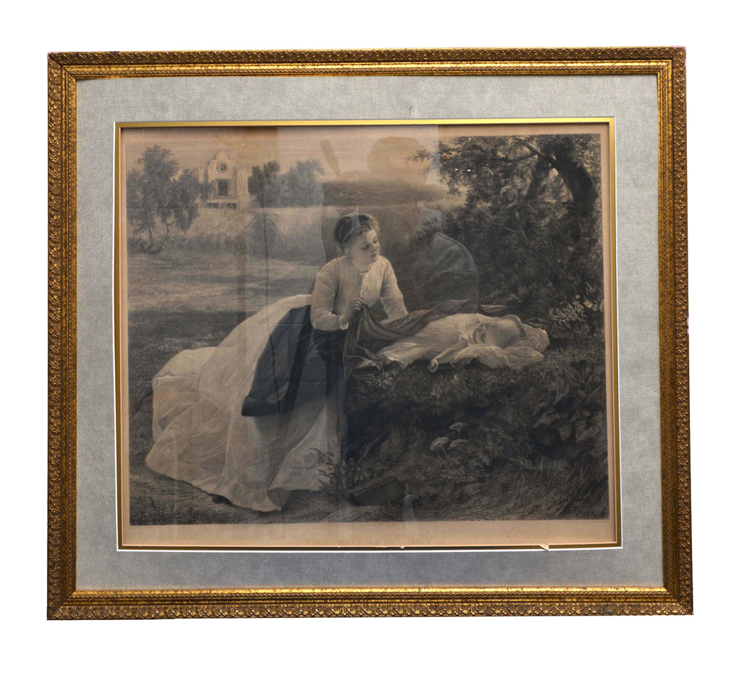 The Mothers Joy by Hermann Droehmer (1820-1890)