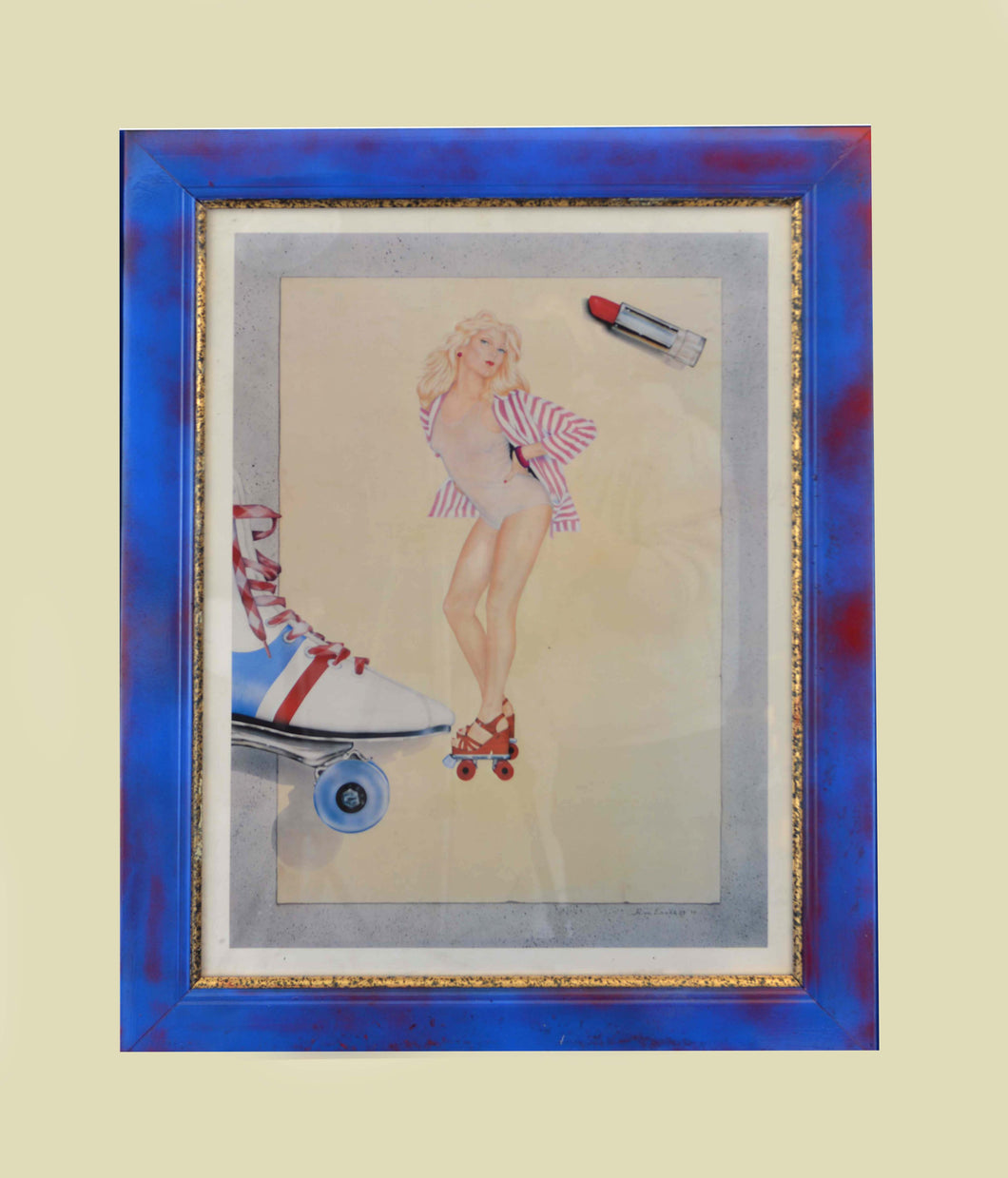 Roller Skate Serigraph by Ron Edward (Dated '79)
