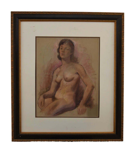 Seated Nude Study (Attributed to Augustus John)