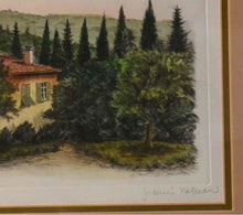 Load image into Gallery viewer, Tuscan Villa Landscape - Limited Edition Lithograph