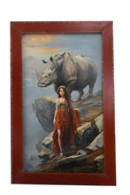 Load image into Gallery viewer, Guardian of the Peaks, Oil On Canvas, By Yahya Roydel