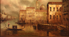 Load image into Gallery viewer, Venetian Canal Twilight, Oil On Canvas