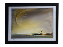 Load image into Gallery viewer, Lunar Horizon, Oil On Paper, By Memarian
