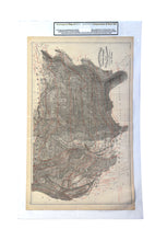Load image into Gallery viewer, Antique 1870s G.W. Gray &amp; Son Geological Map of the U.S. - Isotherms, Temperature &amp; Rainfall (32 x 20")"