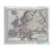 Load image into Gallery viewer, Antique O.W. Gray's 1870s British Isles &amp; Europe (Two-Sided Map, 16" x 19"