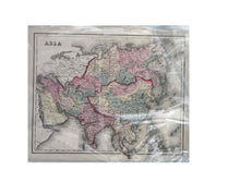 Load image into Gallery viewer, Historic Antique 2-Sided Map: Africa &amp; Asia by O.W. Gray &amp; Son (c. 1870s) - 16" x 20"