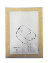 Load image into Gallery viewer, Original Abstract Ink Drawing, Dated 1971, Mendocino (Signed)