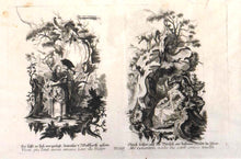 Load image into Gallery viewer, Allegorical Scenes with Natural Elements, Possibly by Johann Elias Ridinger (1698-1767)
