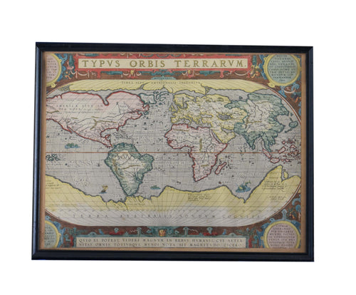 Typus Orbis Terrarum - The World Map of Abraham Ortelius (1570)