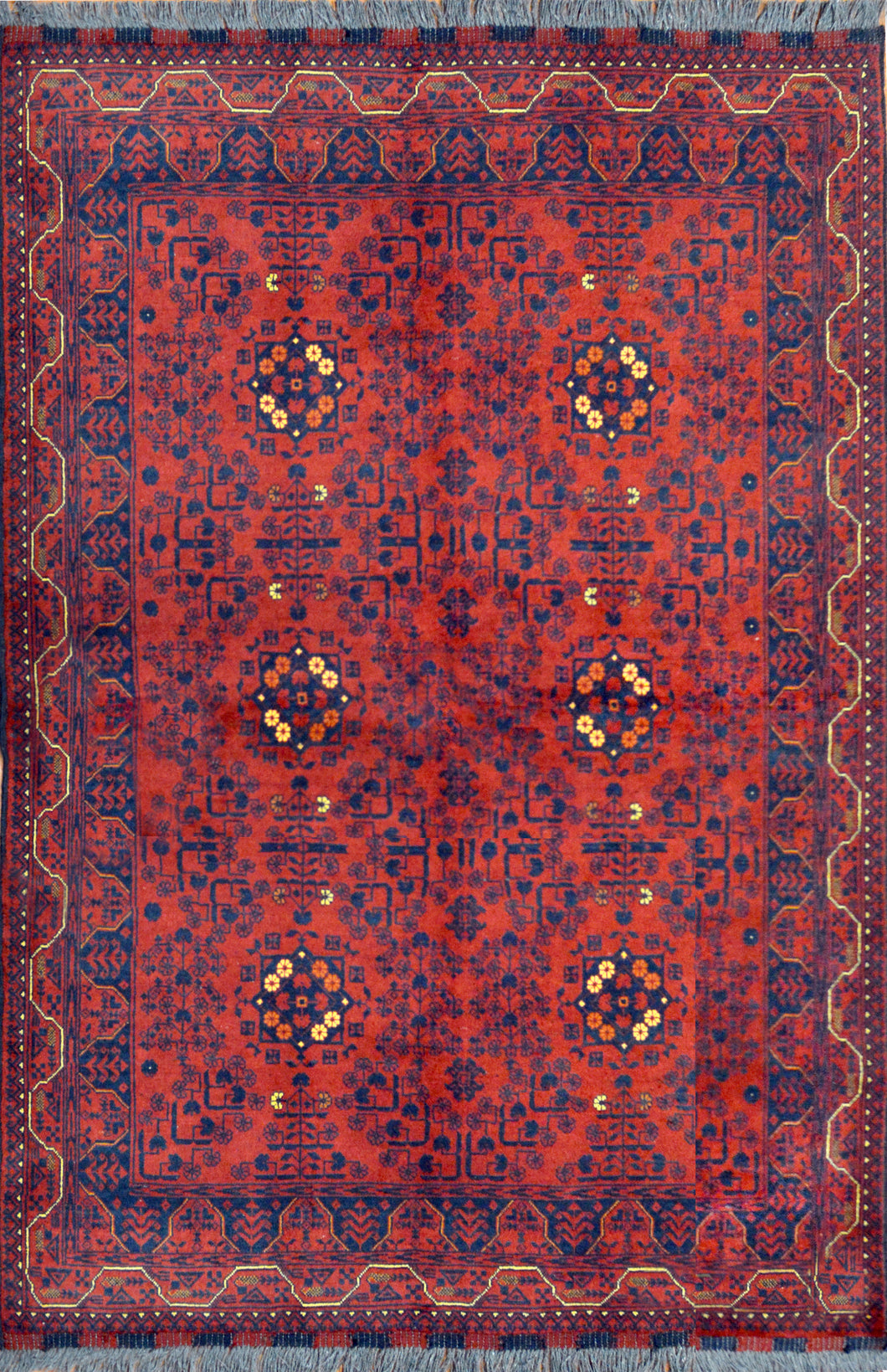 Vintage Tribal Turkmen Rug