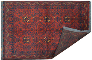 Vintage Tribal Turkmen Rug