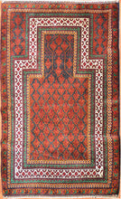Load image into Gallery viewer, Vintage Tribal Afghan Baluch Prayer Rug