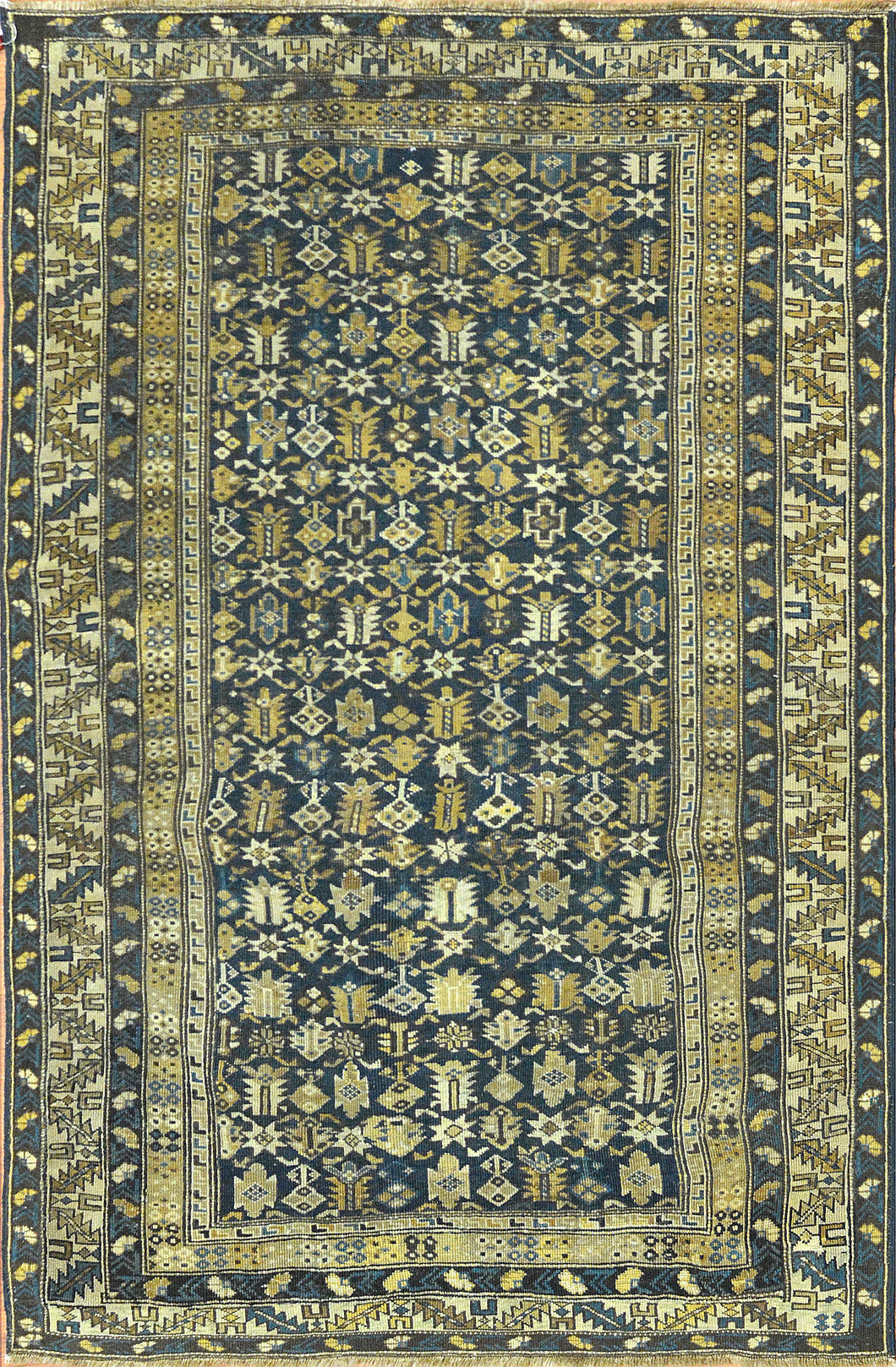 Antique Caucasian Kazak Rug Circa 1900