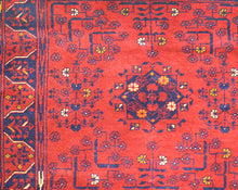 Load image into Gallery viewer, Vintage Turkman Afghan Tribal Rug