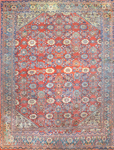 Antique Collectible Ziegler Mahal Persian Rug Circa 19