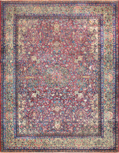Load image into Gallery viewer, Antique Kerman Persian Rug Circa 1910