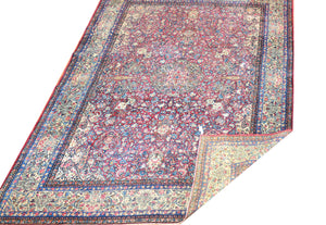 Antique Kerman Persian Rug Circa 1910