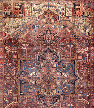 Load image into Gallery viewer, Antique Heriz Persian Rug, Circa 1890