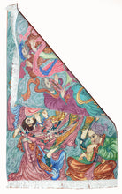 Load image into Gallery viewer, Vintage Pictorial Persian Tabriz Farshchian Rug