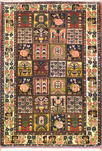 Vintage Bakhtiari Persian Rug