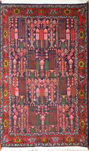 Antique Persian Bidjar Rug, Circa 1890