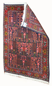 Antique Persian Bidjar Rug, Circa 1890