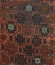 Load image into Gallery viewer, Antique Tribal Turkmen Rug, Circa 1890